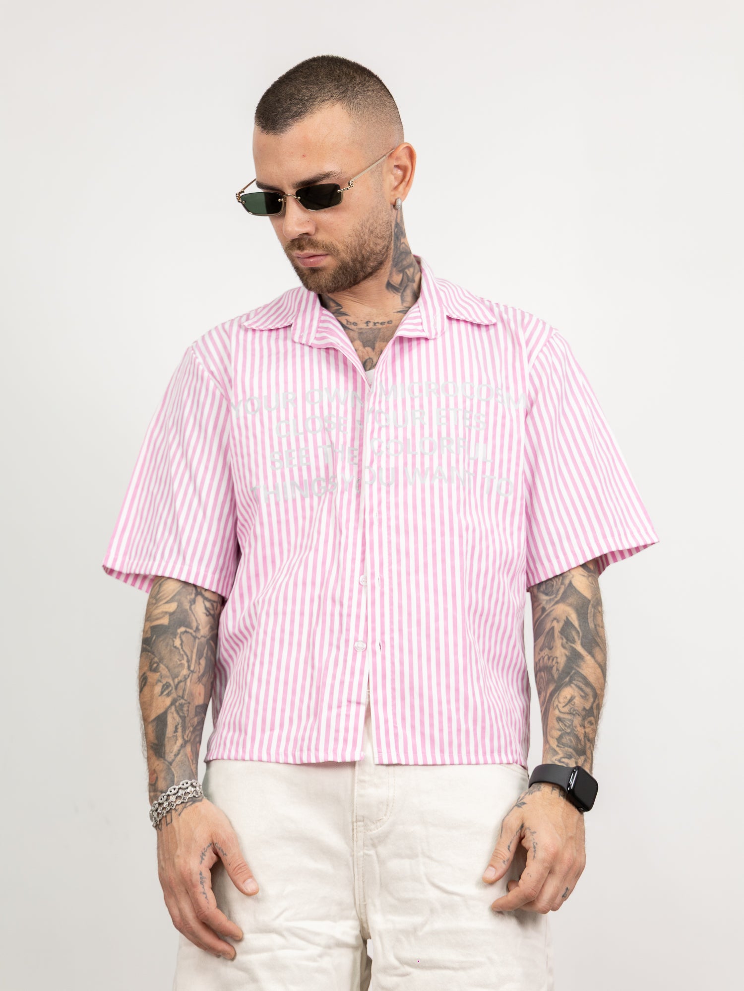 Camicia millerighe stampa