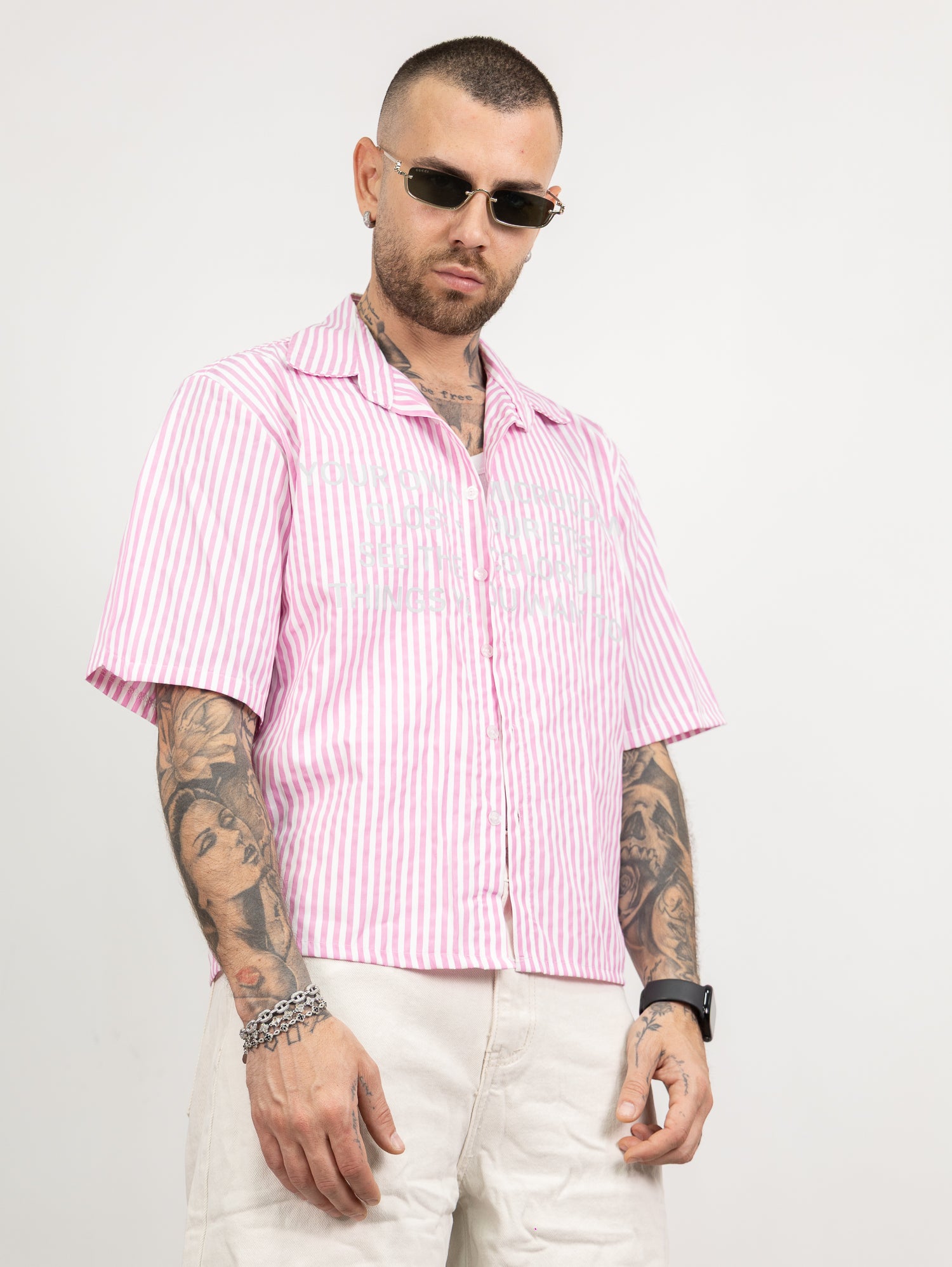 Camicia millerighe stampa