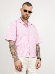 Camicia millerighe stampa