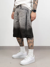 Bermuda degradè zip