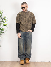 T-shirt double sfumature