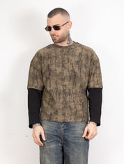 T-shirt double sfumature