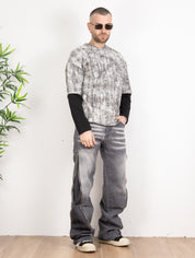 T-shirt double sfumature
