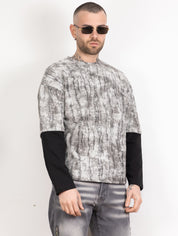 T-shirt double sfumature