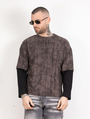 T-shirt double sfumature
