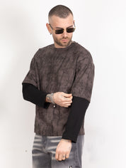 T-shirt double sfumature
