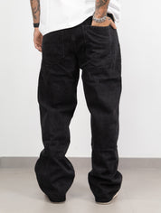 Baggy black cuciture esterne