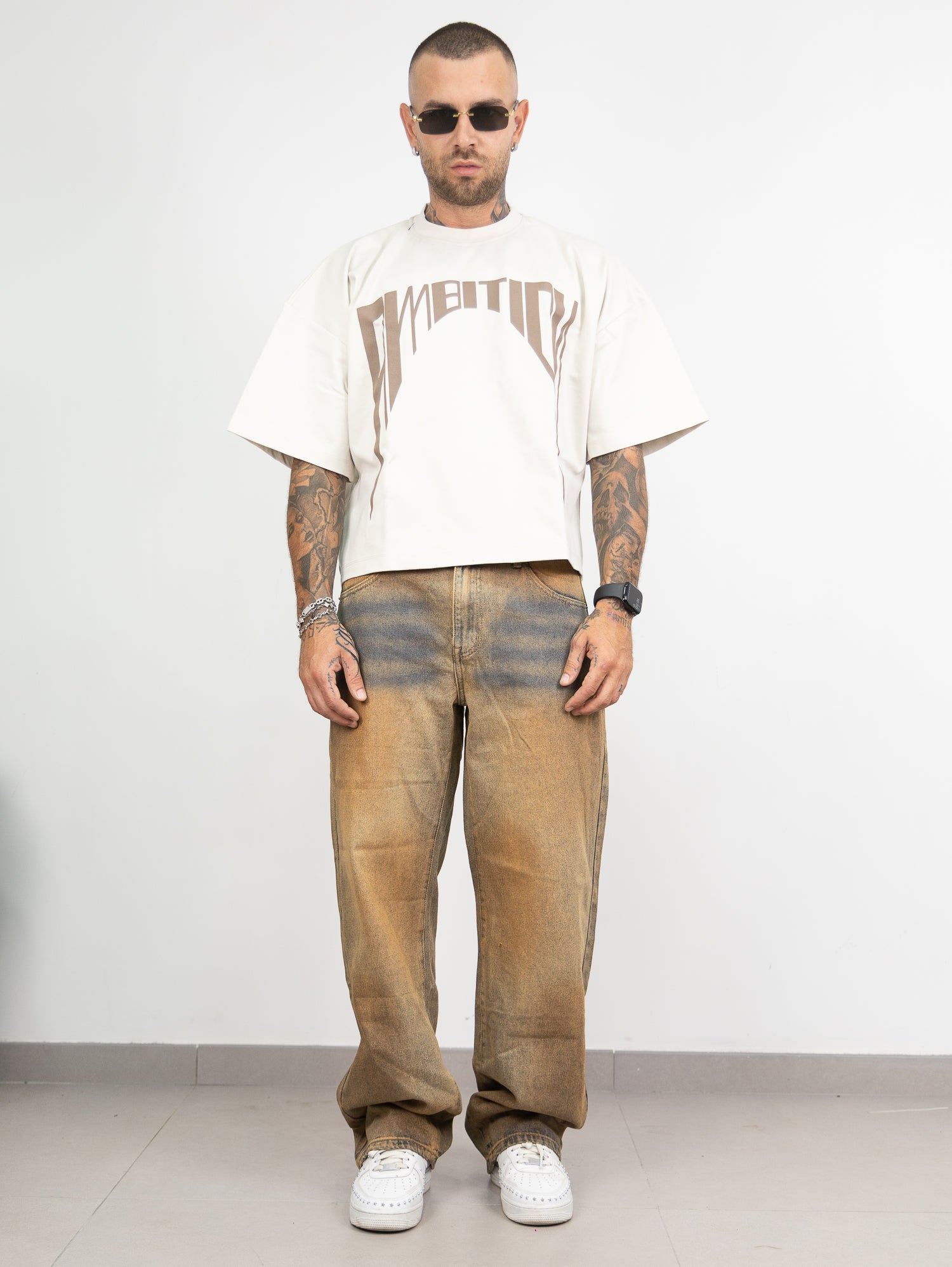 Baggy sfumato brown