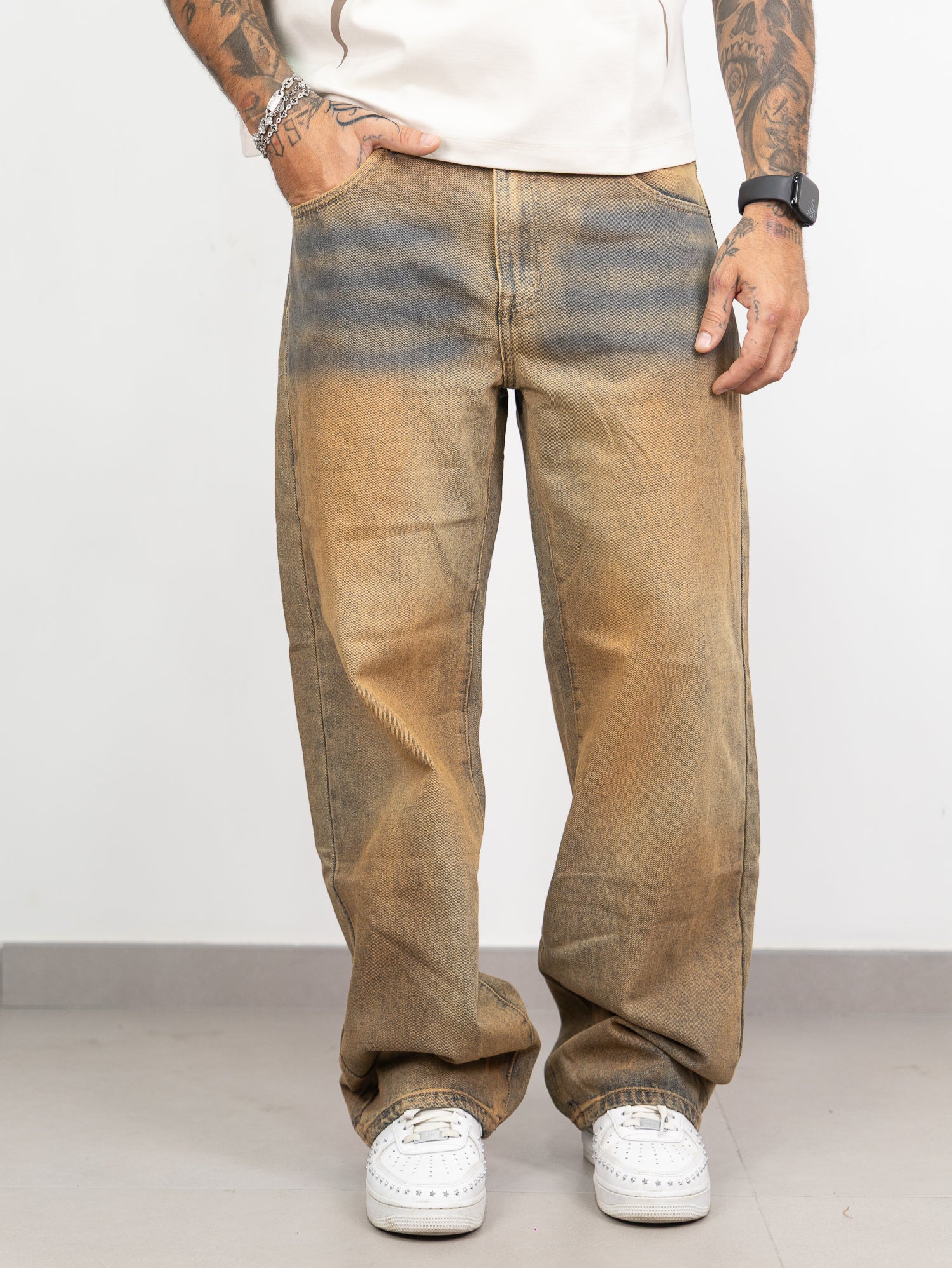 Baggy sfumato brown