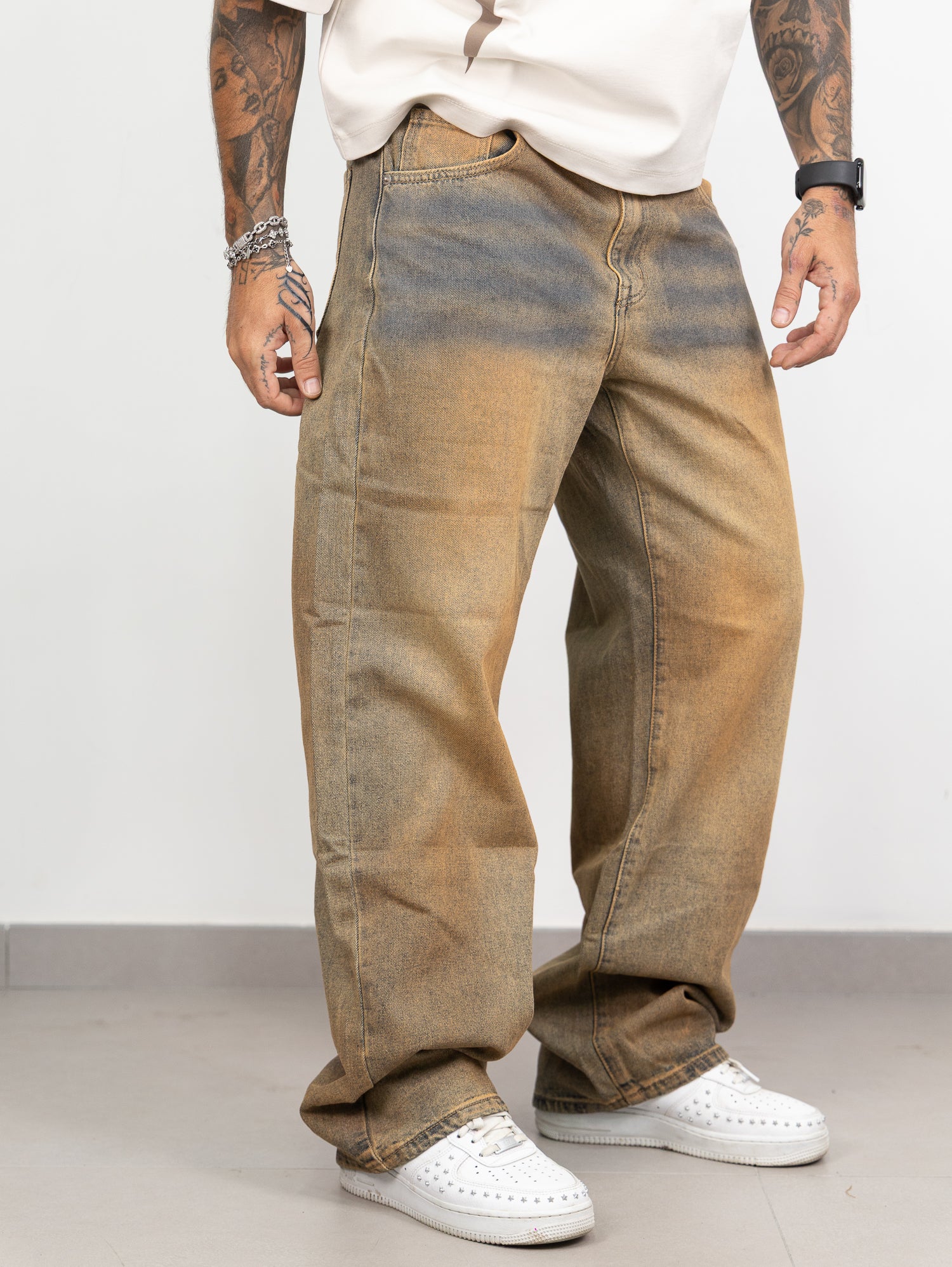 Baggy sfumato brown