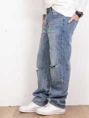 Denim strappo cloud