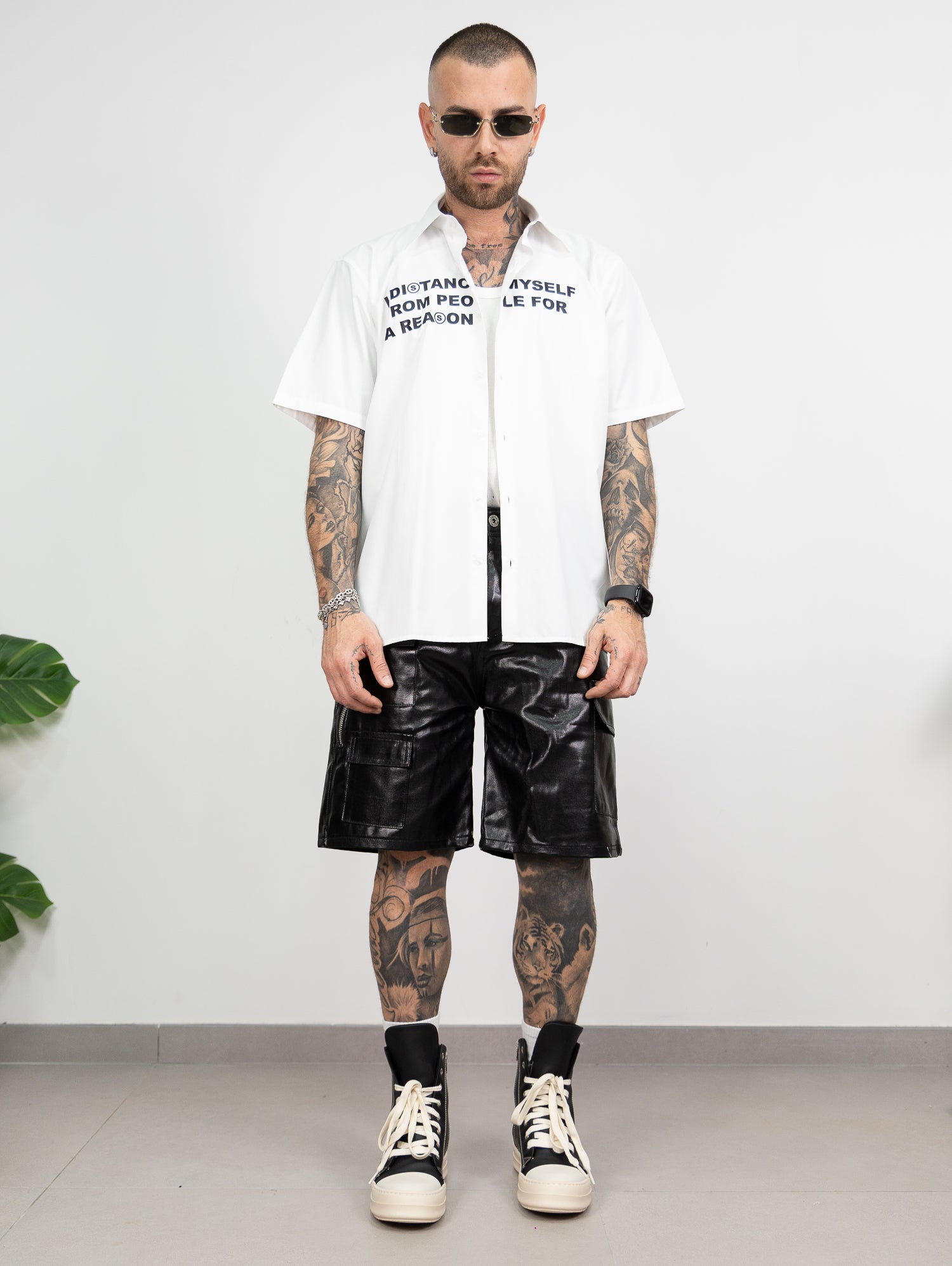 Short multipocket zip spalm