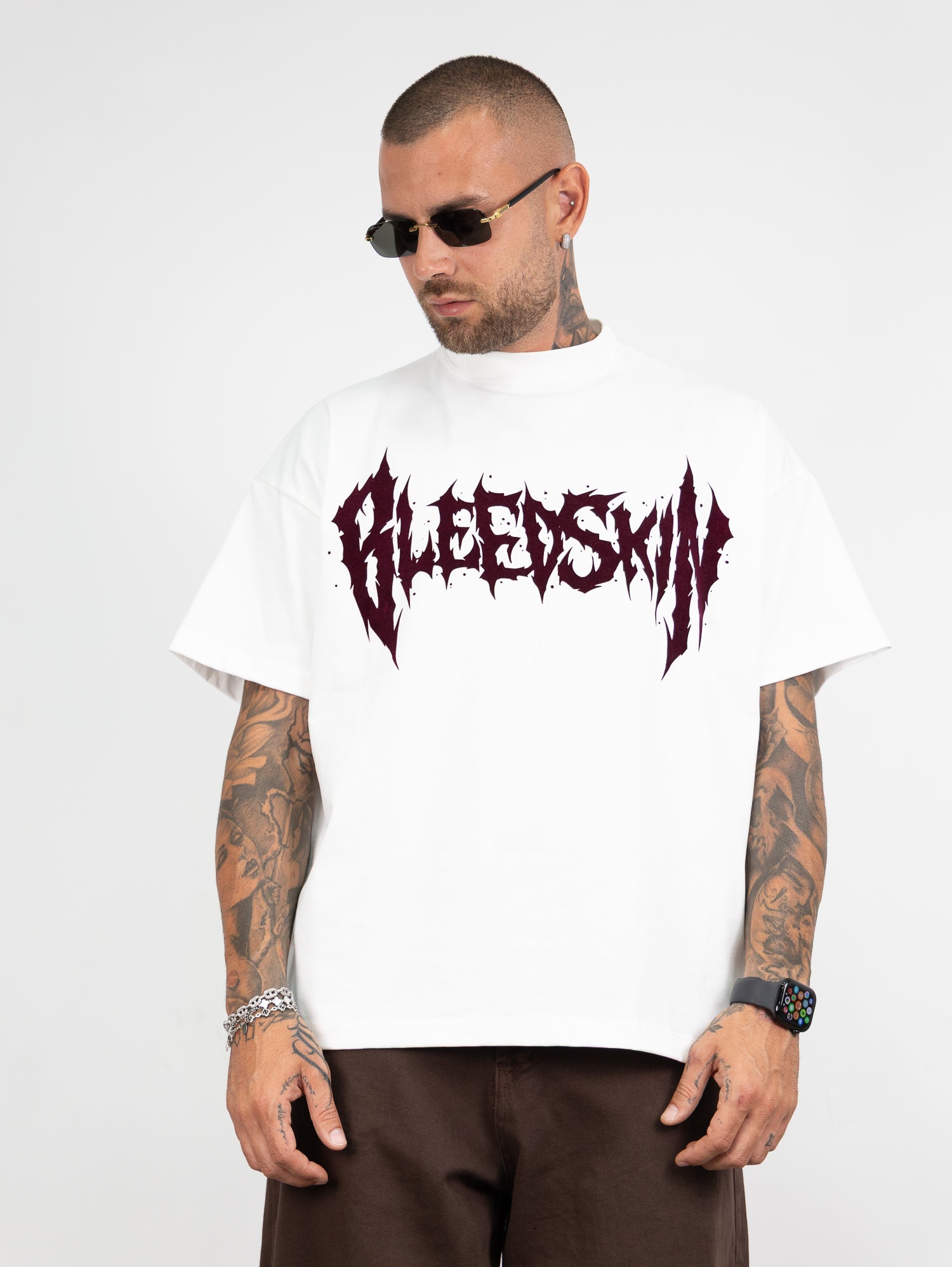 T-shirt crop bleedskin
