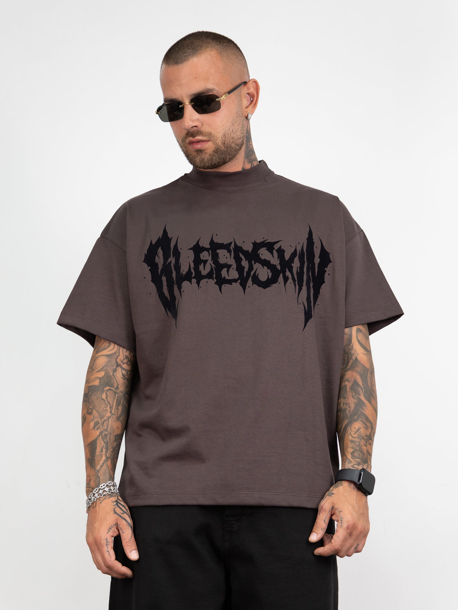 T-shirt crop bleedskin
