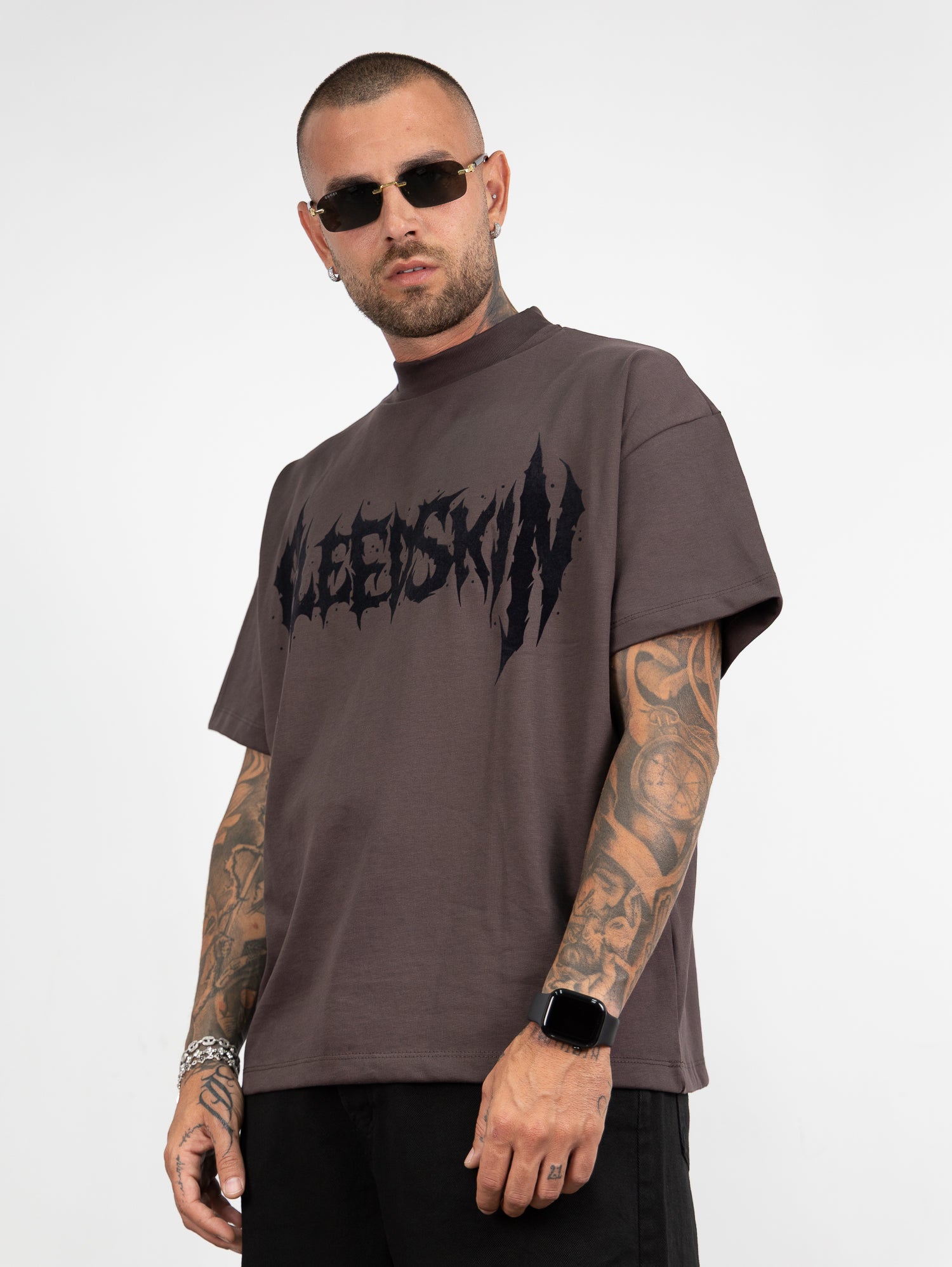 T-shirt crop bleedskin