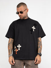 T-shirt crop croci