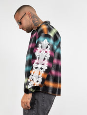 Camicia righe multicolor