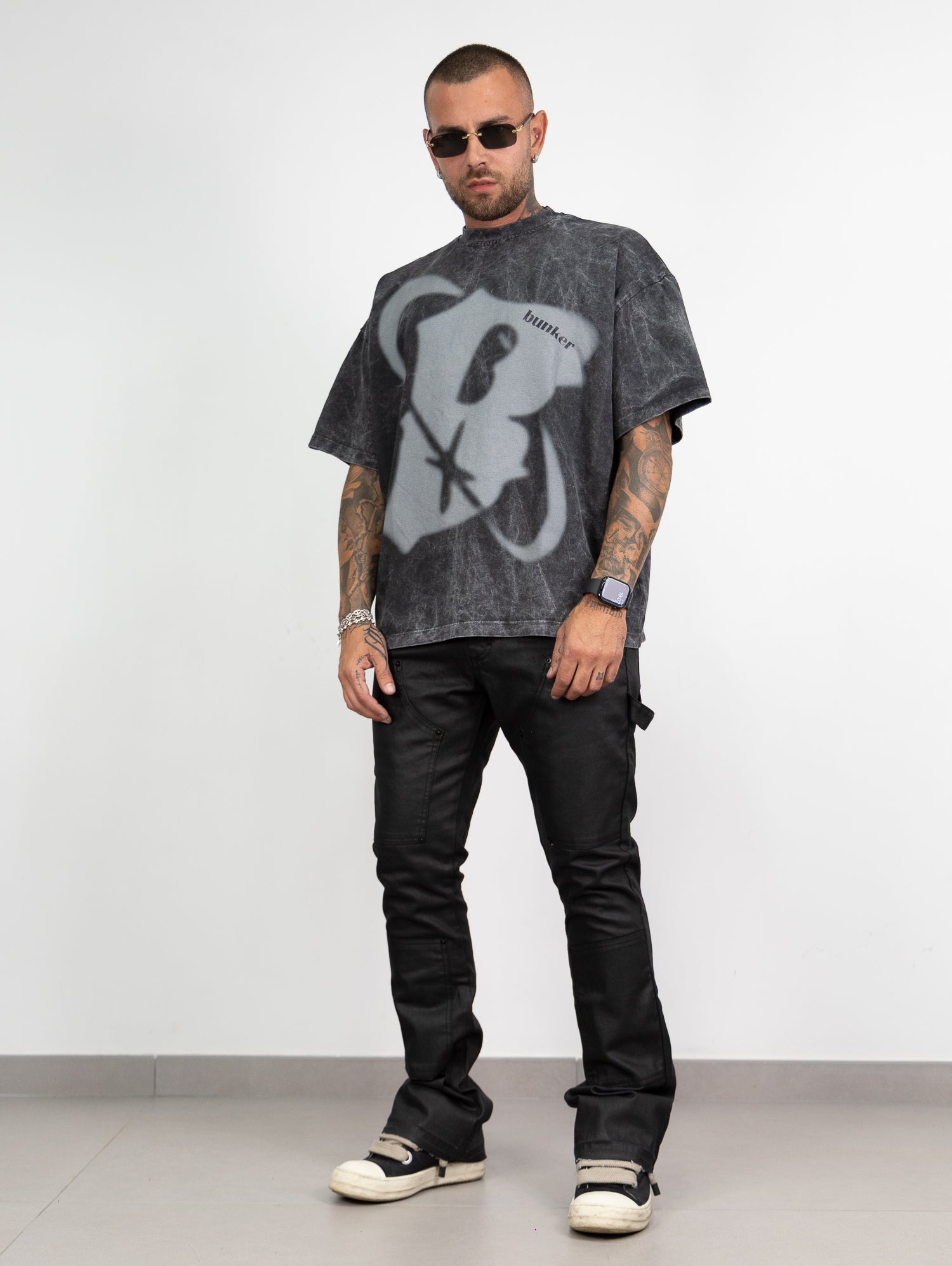 T-shirt Bunker dark grey