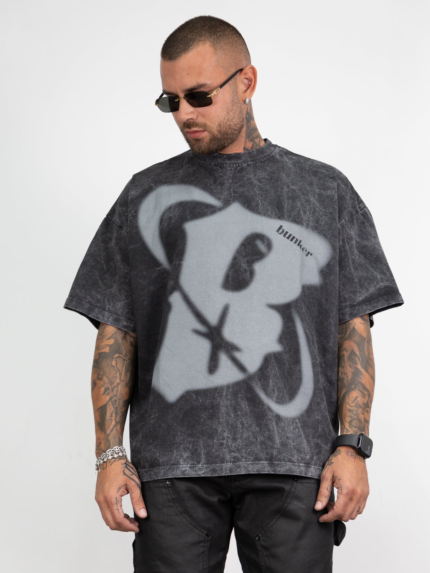 T-shirt Bunker dark grey
