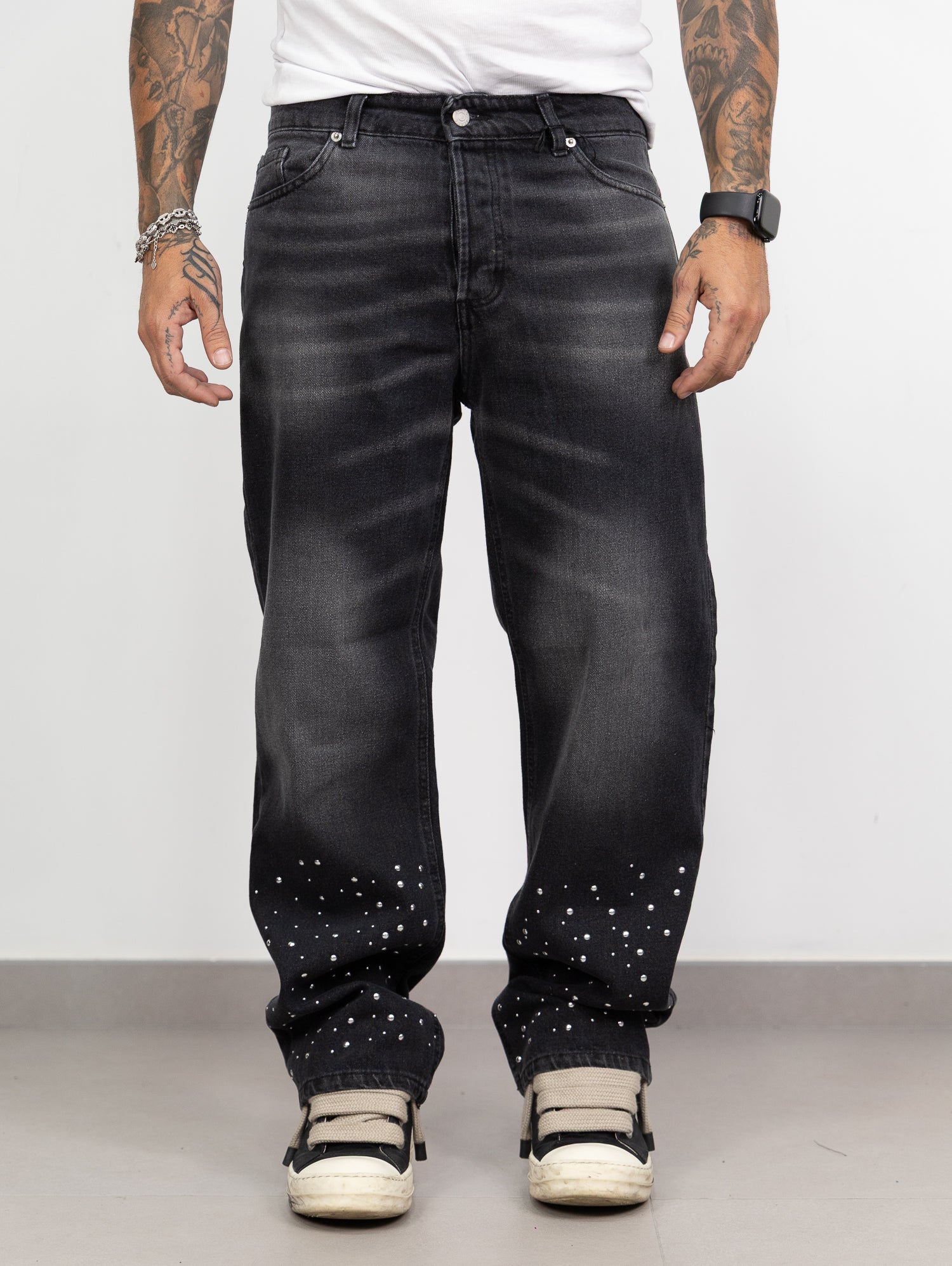 Baggy studs grey