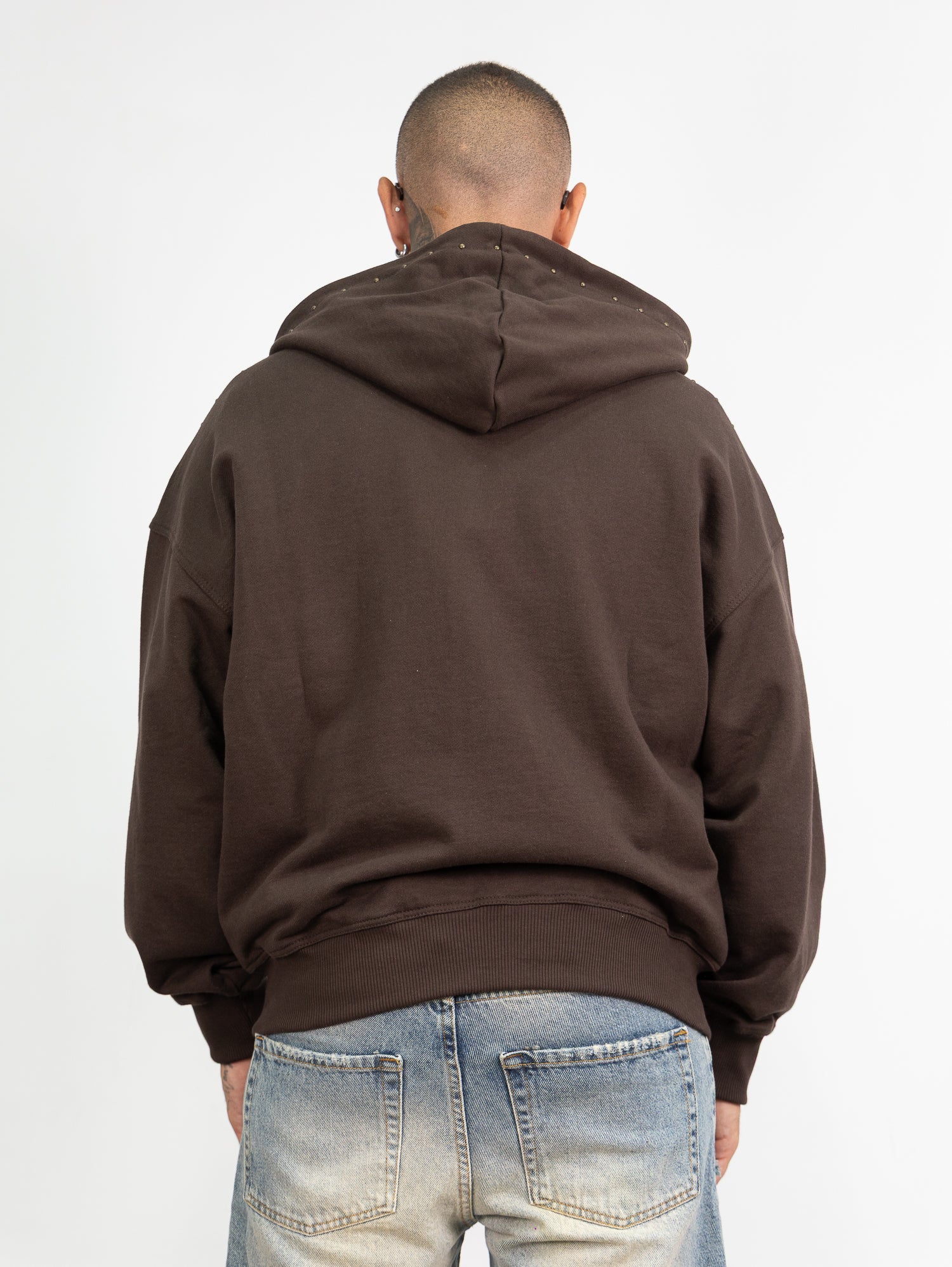 Hoodie borchie