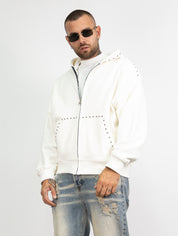 Hoodie borchie
