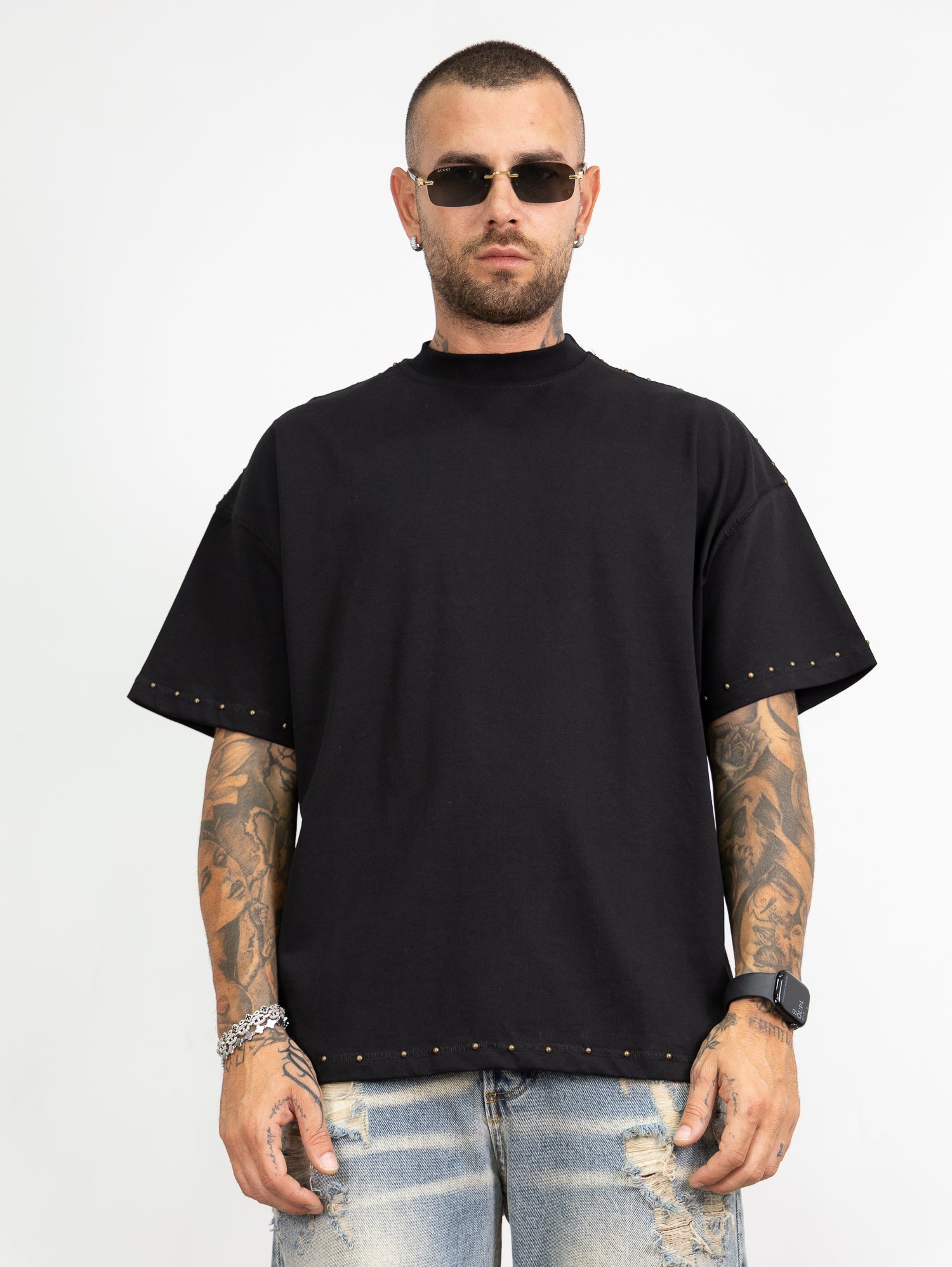 T-shirt borchie