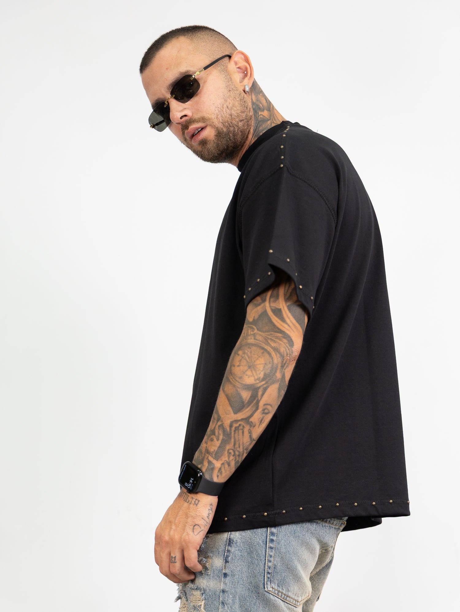 T-shirt borchie