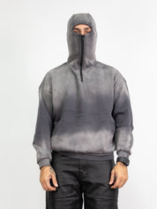 Felpa balaclava fumè