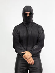 Felpa balaclava fumè