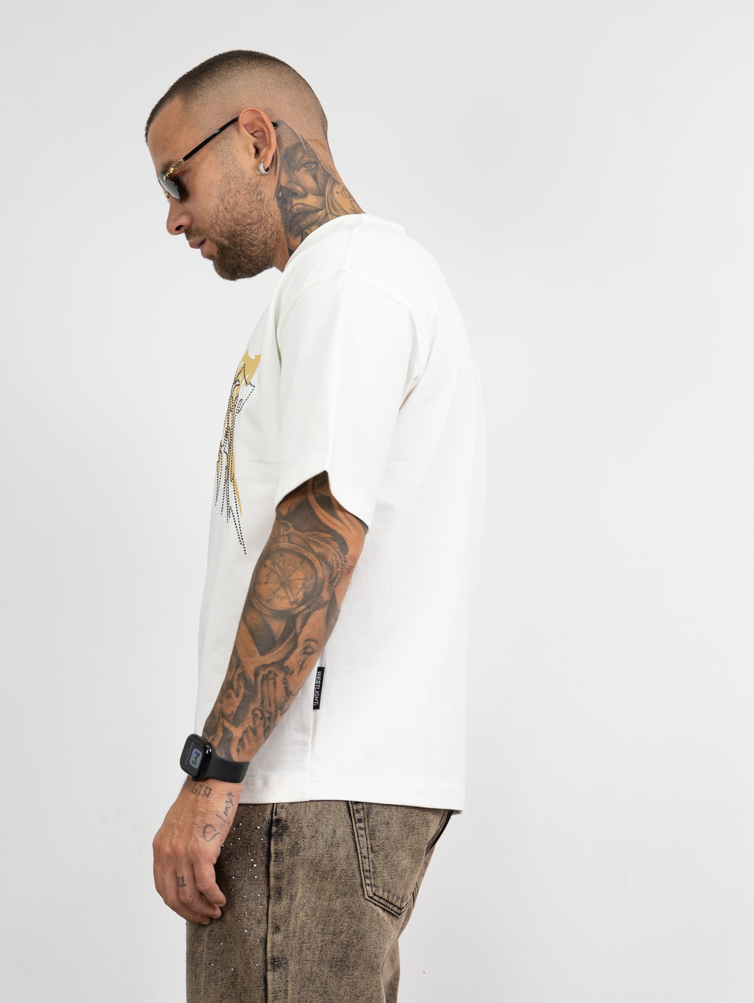 T-shirt west strass