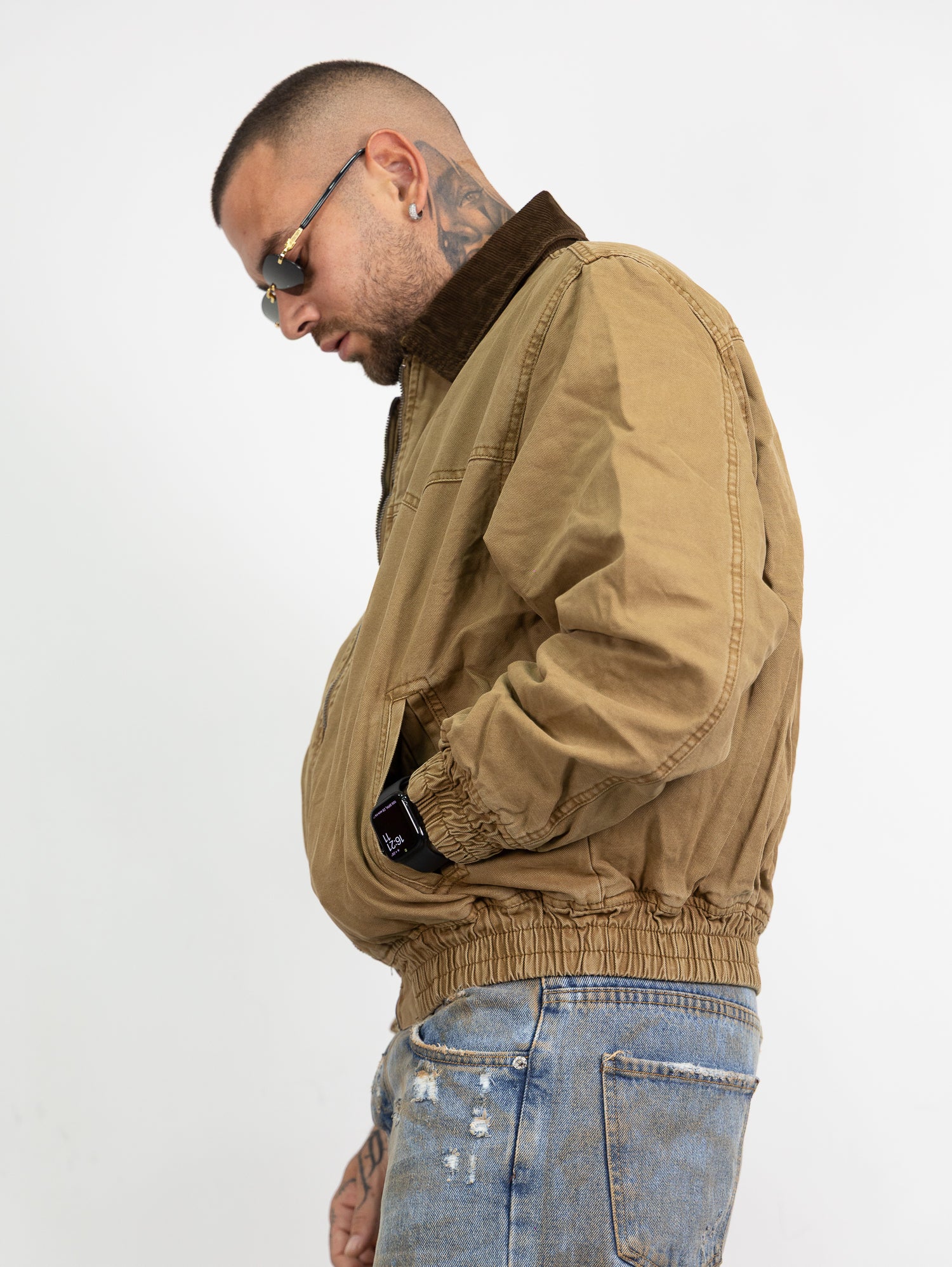 Jacket boxy denim