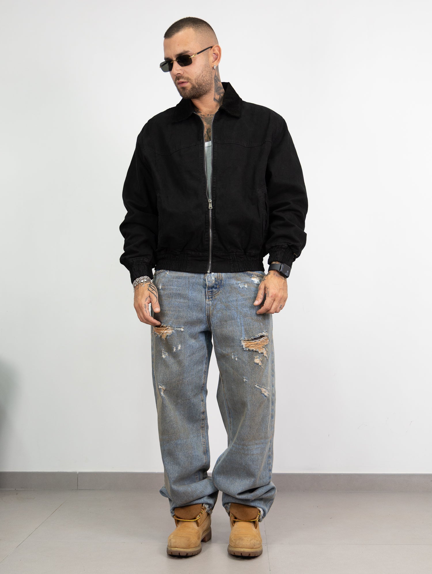 Jacket boxy denim