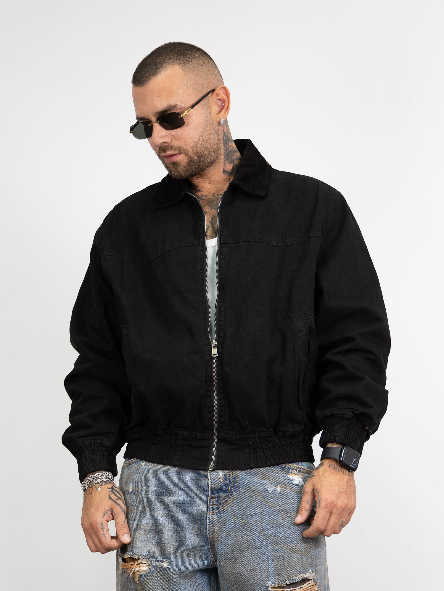 Jacket boxy denim