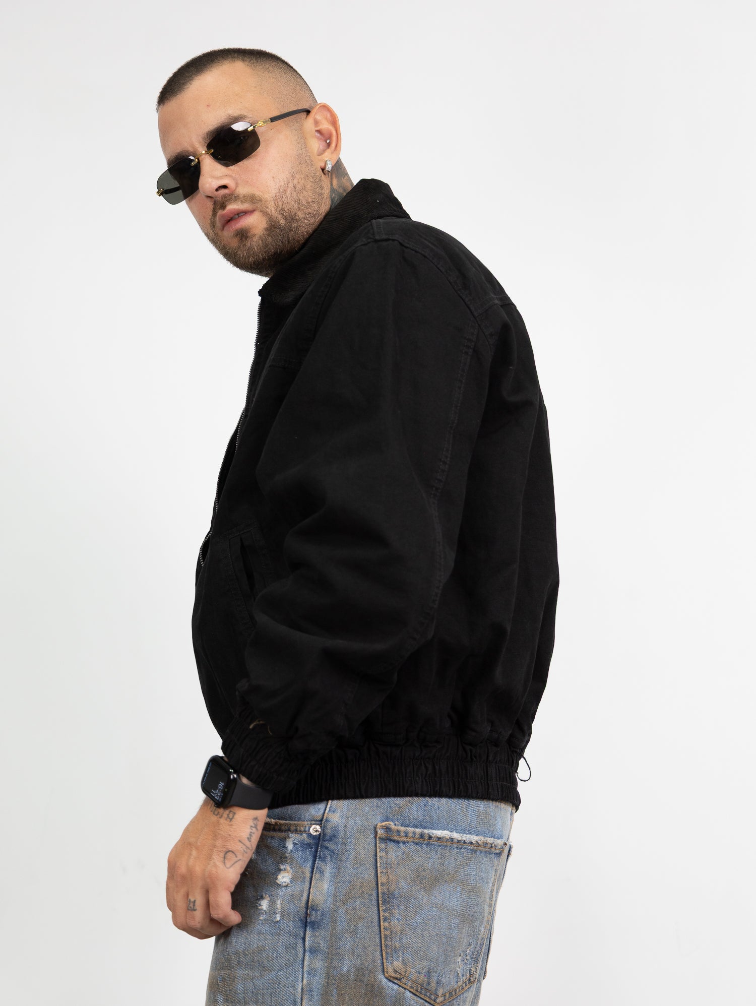 Jacket boxy denim