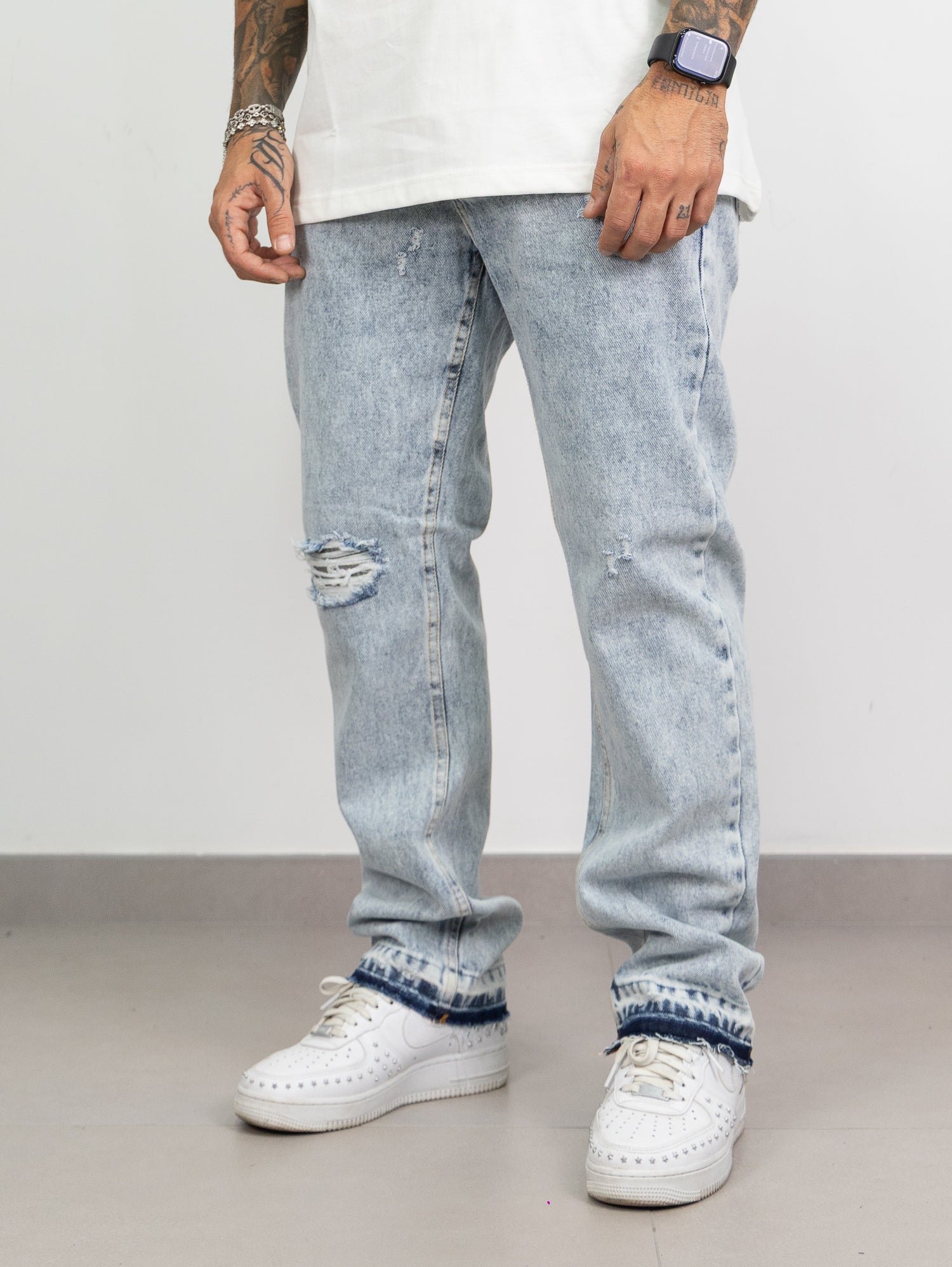 Straight fit veins blu