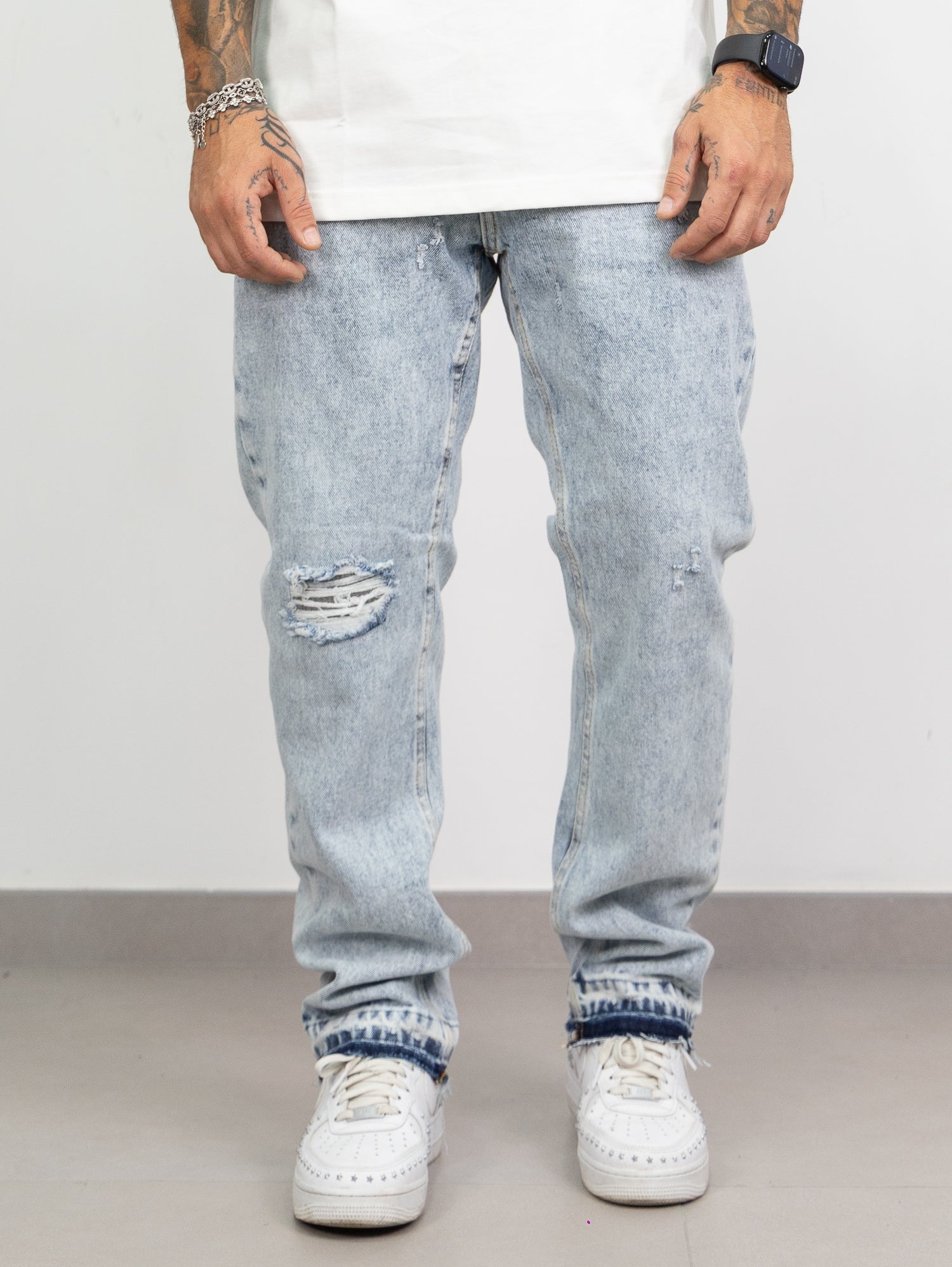 Straight fit veins blu