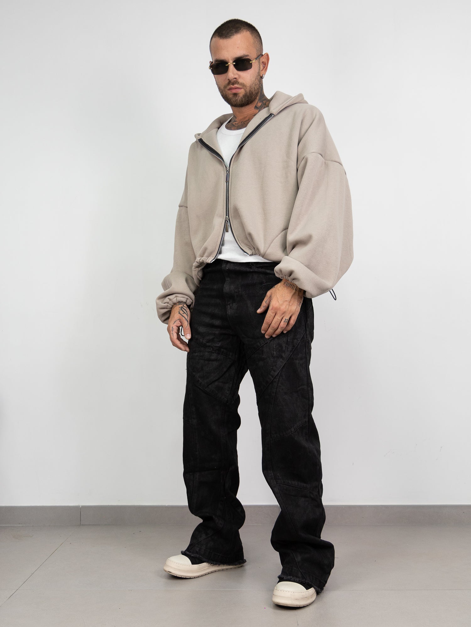 Baggy spalmato verniciato black