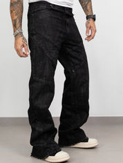 Baggy spalmato verniciato black