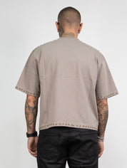 Maglia crop borchie pd