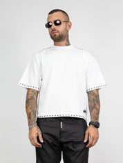 Maglia crop borchie pd
