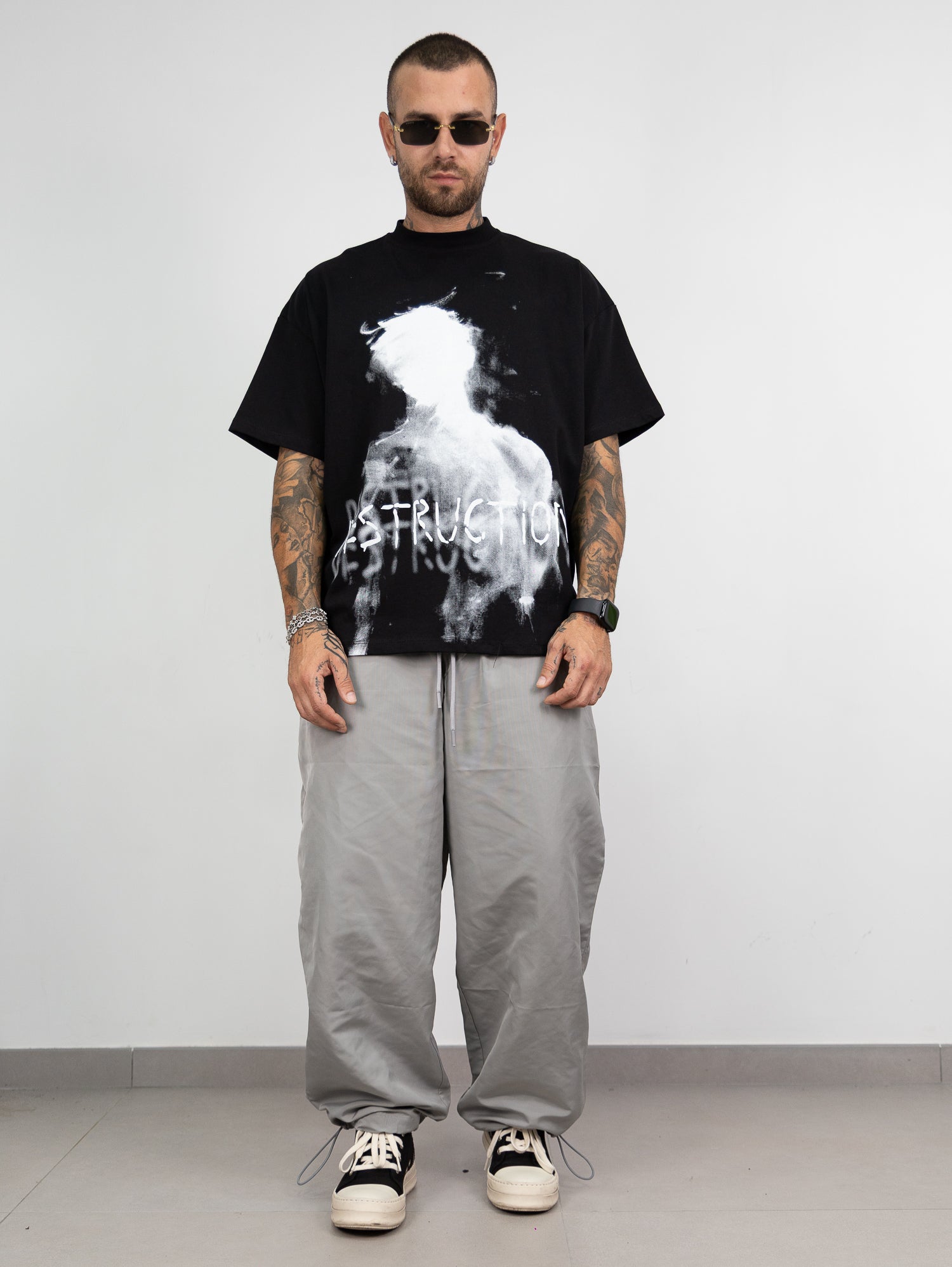 T-shirt destruction