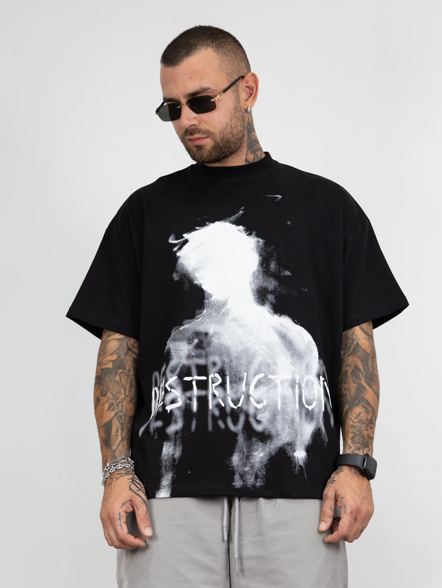 T-shirt destruction