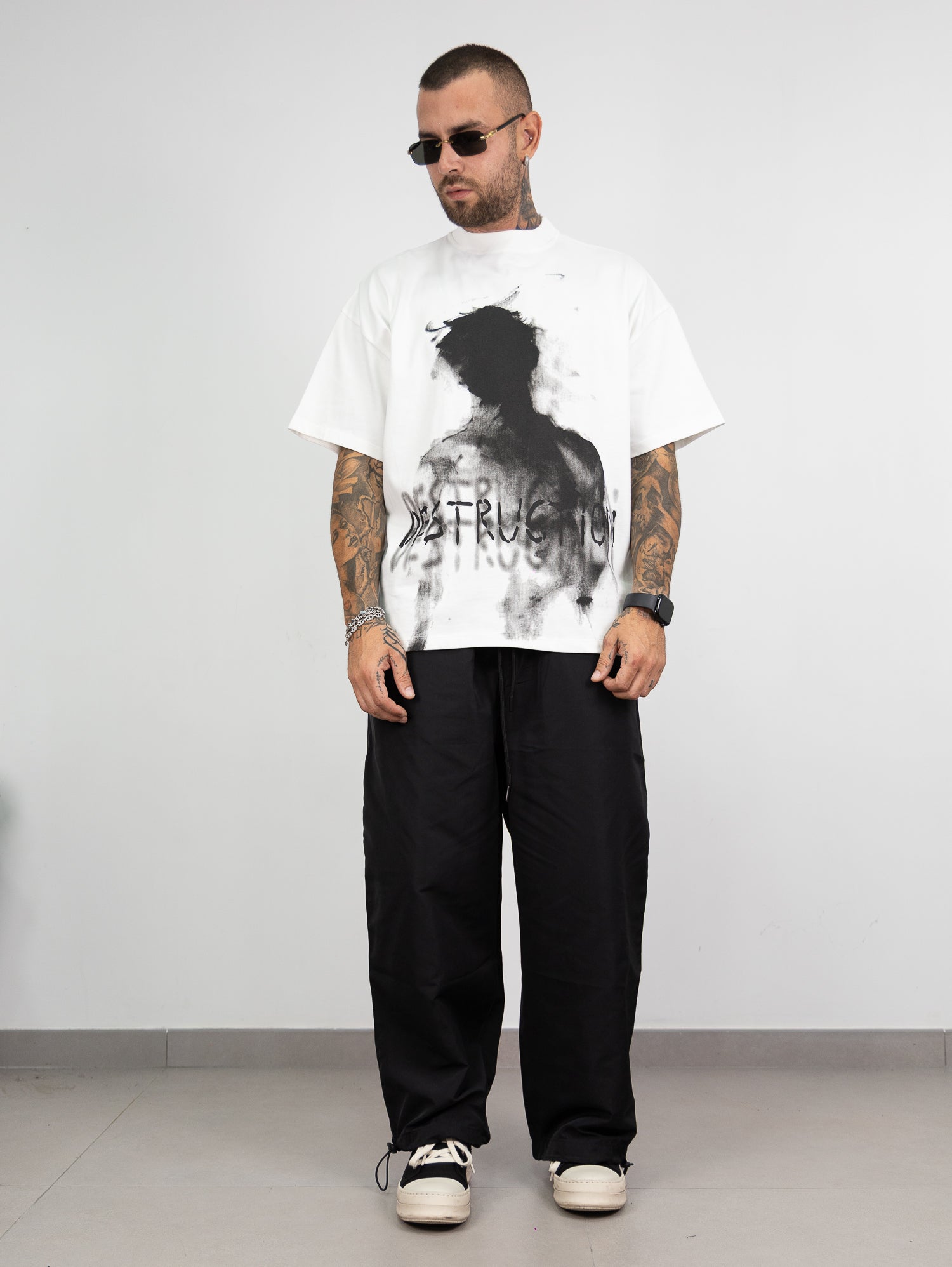 T-shirt destruction