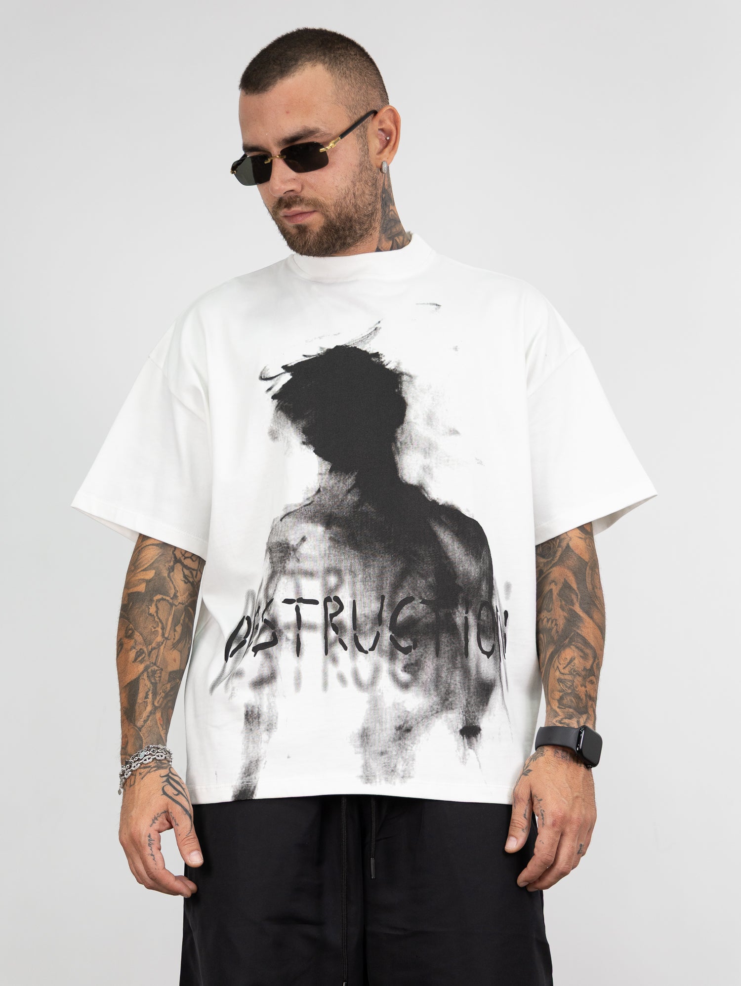 T-shirt destruction