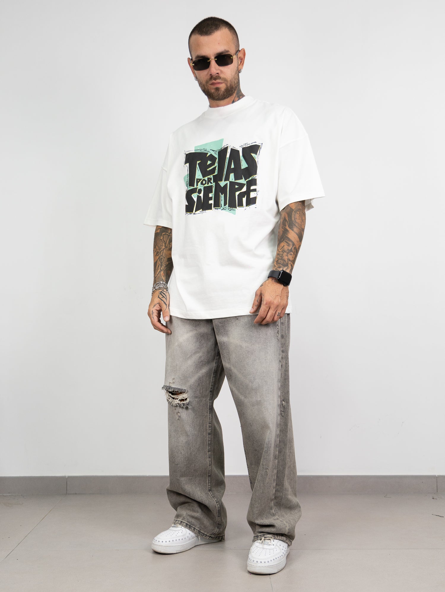 Super baggy 01 sabbiato grey