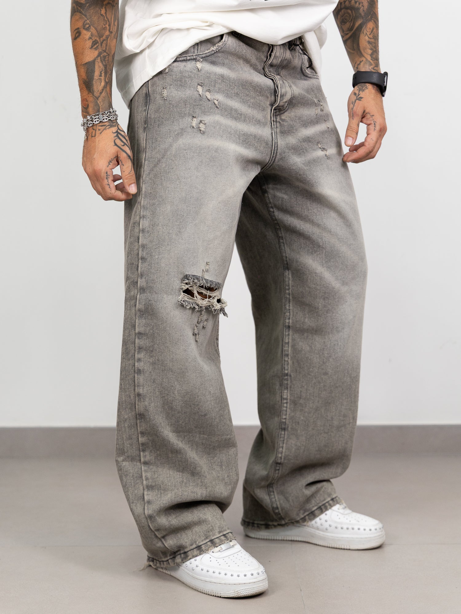 Super baggy 01 sabbiato grey