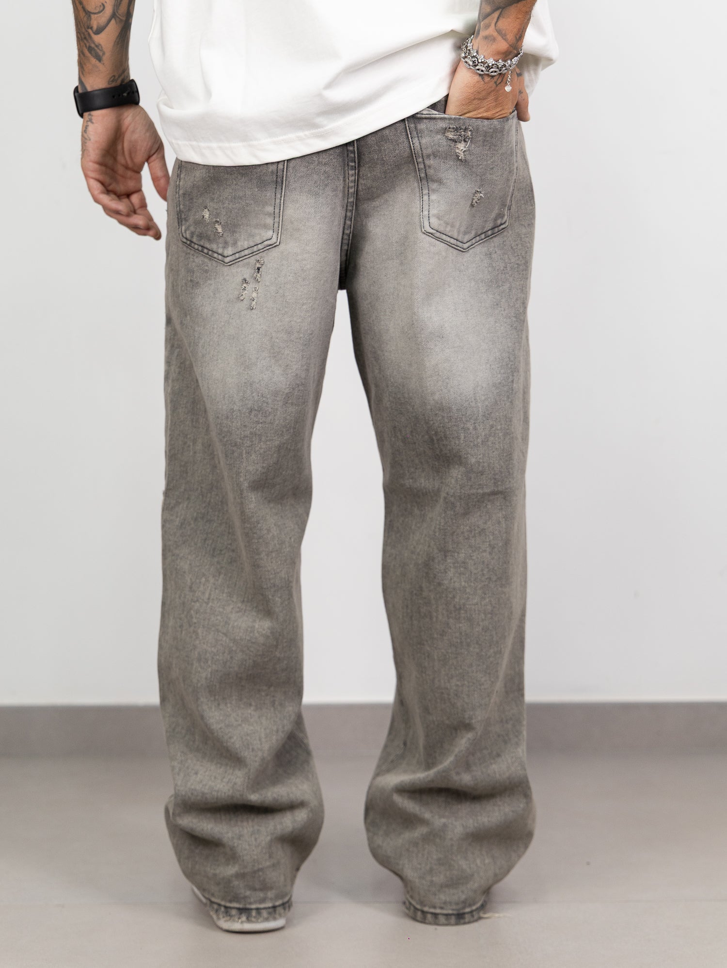 Super baggy 01 sabbiato grey