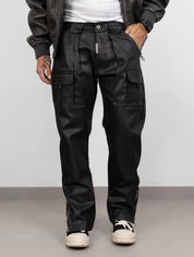 Straight fit 399 spalmato zipped