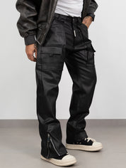 Straight fit 399 spalmato zipped
